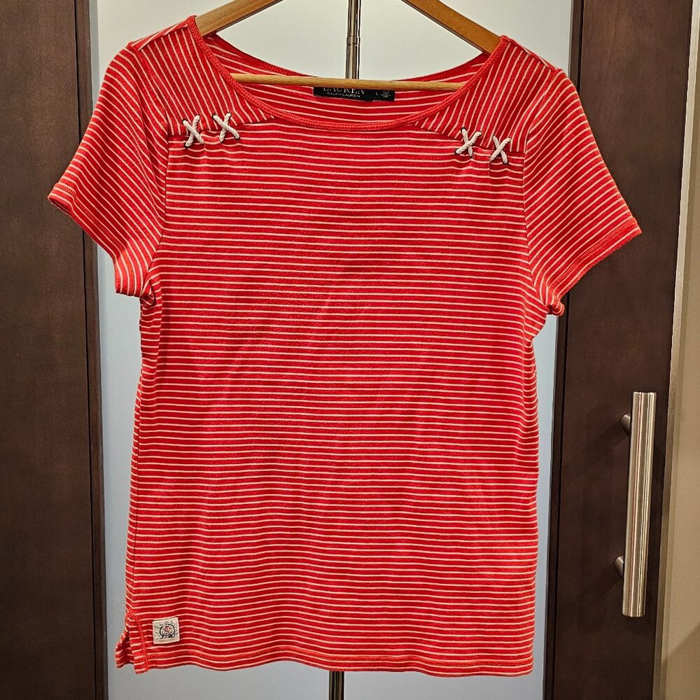 Ralph Lauren Top - Maritime, Short sleeves, Large